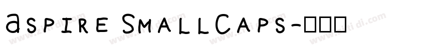 Aspire SmallCaps字体转换